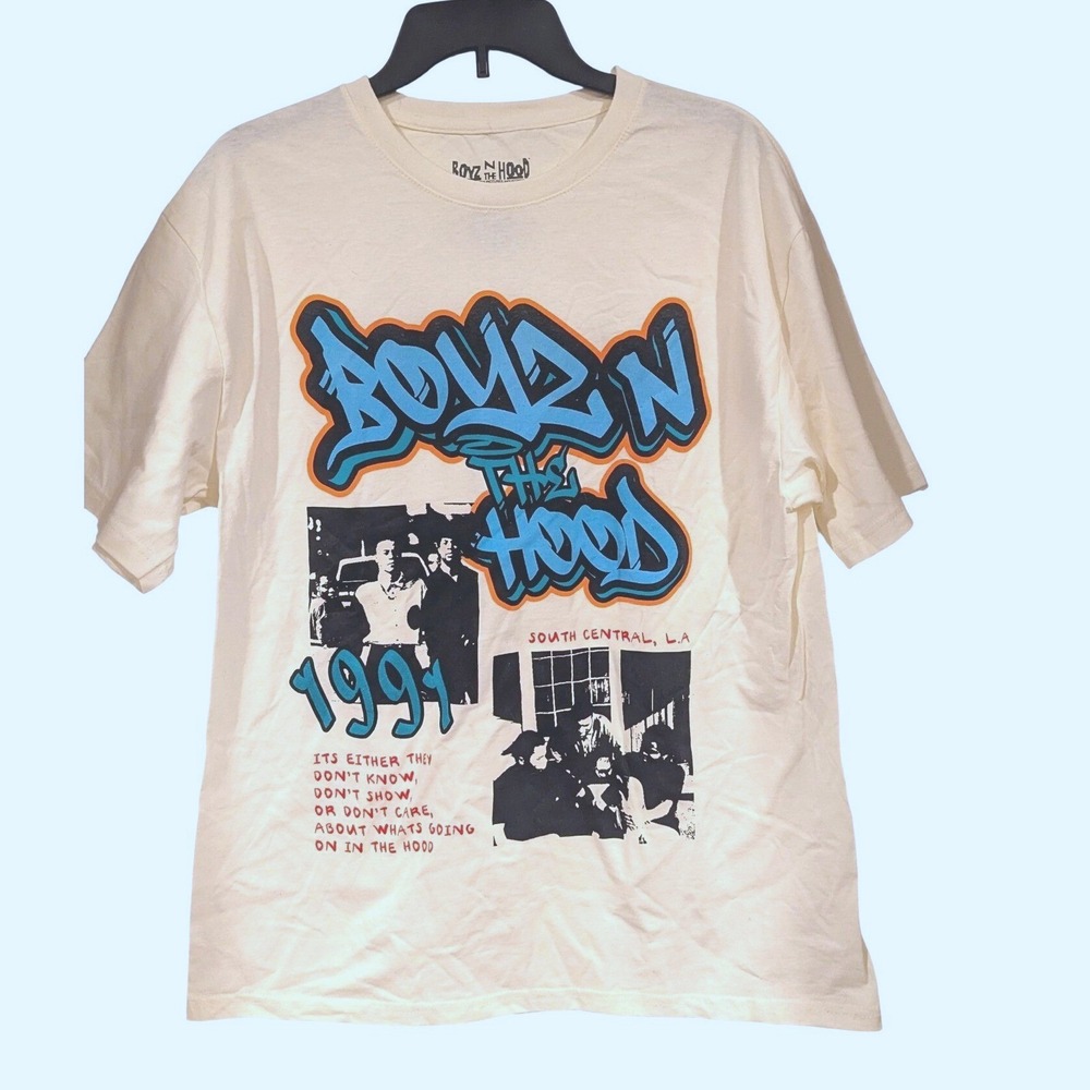 Boyz n the Hood 1994 Movie‎ Graphic T Shirt Cream L G